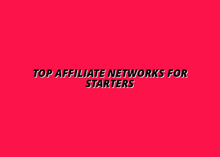 best affiliate networks for beginners